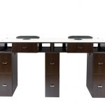 Double Nail Table[LW02]-Coffee