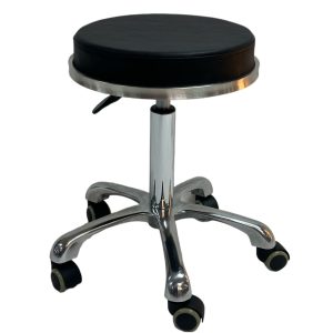 Salon Stools & Technician Stool[D-01]-Black