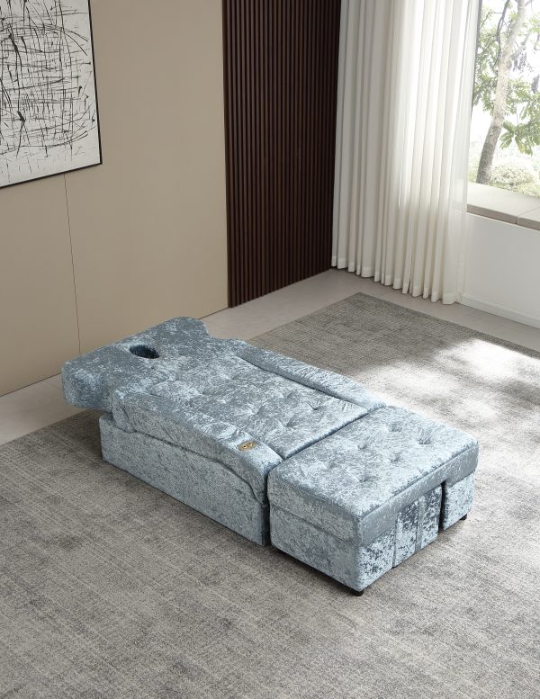 Electric Massage Foot Sofa[1006]-Blue - Image 3
