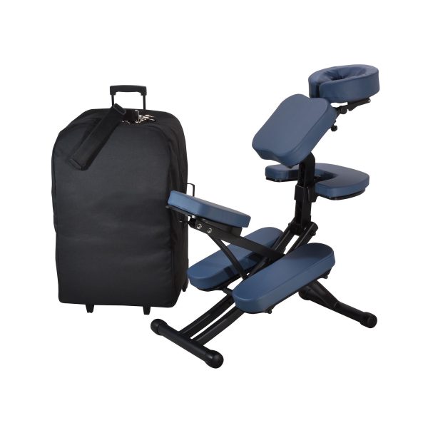 Portable Massage Chair& Tattoo Chair [RIO]-Royal Blue - Image 4