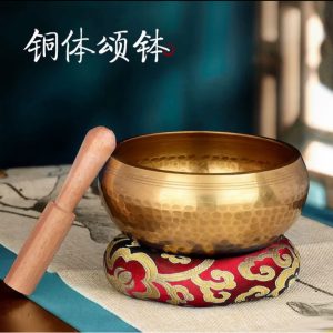 手工锤制青铜喜马拉雅颂钵
