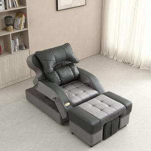 Electric Massage Foot Sofa[2001]-Gray Double Color