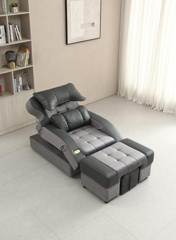 Electric Massage Foot Sofa[2001]-Gray Double Color - Image 2
