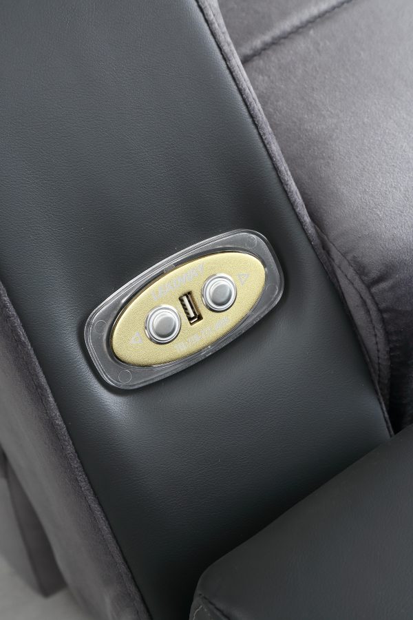 Electric Massage Foot Sofa[2001]-Gray Double Color - Image 7
