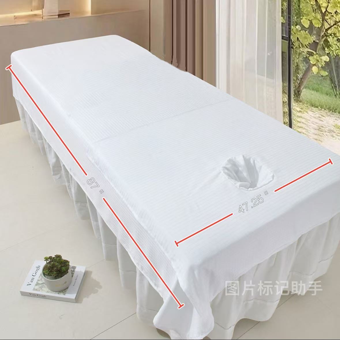 Massage/Spa Bed Sheets With Holes - Image 2